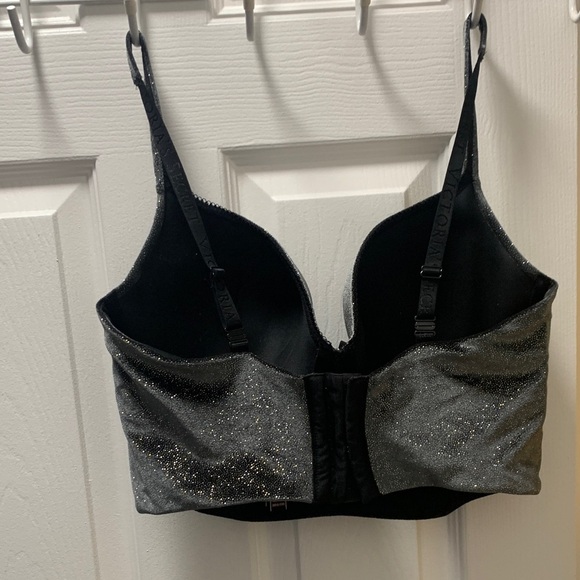 Victoria's Secret Sparkling Charcoal Bra - Picture 2 of 4